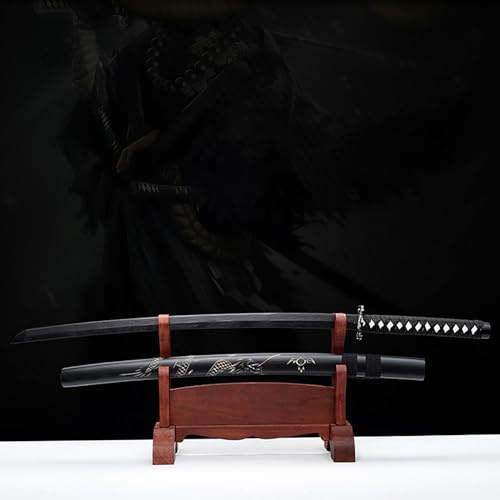 Épée en bois avec fourreau 104 cm,épée bois de Kendo Sparring,épée en bambou naturel,Katana bois – Épée de samouraï en bois pour enfants,Katana en bois fait à la main,entraînement au combat à l'épée