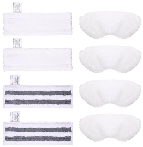 8 Stück für Kärcher Dampfreiniger Zubehör, für Kärcher Dampfreiniger Ersatztücher, Mikrofaser Set Bodentücher Ersatzteile, für Karcher EasyFix SC1 SC2 SC3 SC4 SC5