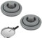 2 Stück Silikon Kochsignaldichtung für Schnellkochtopf 3,2cm X 1,4cm, Schnellkochtopf Ersatzteil für WMF Perfect Und Perfect Plus Schnellkochtöpfen, Volumen 2,5l - 8,5l, Durchmesser 18 cm Und 22 cm