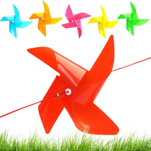Decoration Molino a – Carrete con rotación de 360 grados para exterior | Molinillo de viento fácil de colgar para balcón, jardín, boda, fiesta, patio