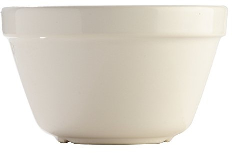 Mason Cash Original White Traditional Stoneware Pudding Basin, 17 cm
