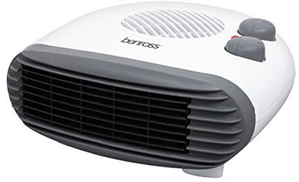 Benross 41489 2kw Horizontal Fan Heater / 3 Heat Settings/Portable and Lightweight/Cool Air Option