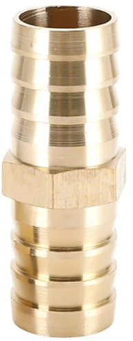 19mm Brass Barb Hose Fitting Straight Connector Adaptor for Air Water Gas Oil