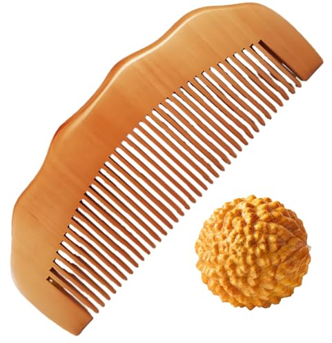 FrostyFlair Geburtskamm Akupressur Massageball Set, Peigne de Naissance en Bois, Cadeau pour Maman, Cadeaux pour Femmes Enceintes pour soulager la Douleur