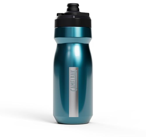 CAMELBAK Podium Insulated Titanium Water Bottle, Turquoise Titanium, 530 ml