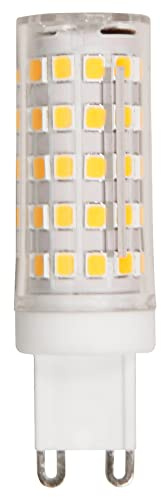 McShine Lampada LED con base a perno, G9, 6 W, 720 lm, 4000 K, bianco neutro, diametro 19 x 69 mm, angolo di diffusione di 330°, fonte di luce a risparmio energetico per soggiorno, ufficio, cucina