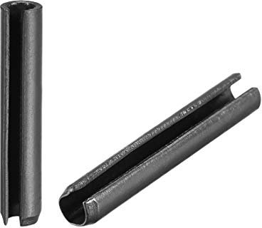 sourcing map Ranurado Resorte Pasador - 5mm x 30mm Acabado Liso 65Mn Rollos Kit Surtido para Pequeños Máquinas Proyectos 50Pcs