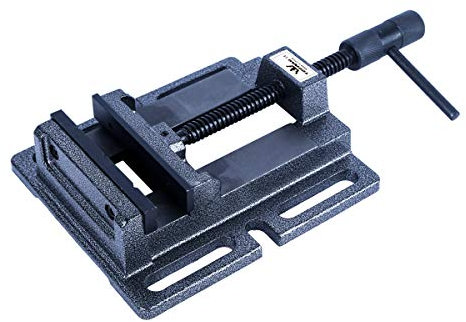 TOPWAY Étau pour Perceuse à Colonne 5 125mm Précision professionnelle Type Allemand Pilier Banc Perceuse Étau pour Atelier Fraiseuse Machines 403255