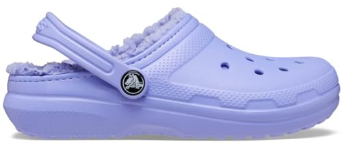 Crocs Unisex Kinder Classic Lined Clog K, Digitales Violett, 34/35 EU