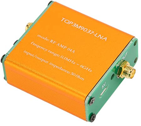 Low Noise Amplifier, Professional 20dB RF Power Amplifier, Low Noise Amplifier Module Board, LNA RF Power Preamplifier Module for Shortwave FM Radio(Shipped Without Battery)