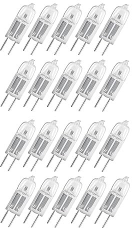 Osram 20er Pack Halostar Starlite 64425 S 20 Watt 12 Volt G4 warmweiß 2800 Kelvin | Halogen-Stiftsockellampe dimmbar | 300 Lumen