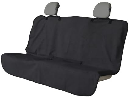 Protector de asiento trasero universal para coche,150 x 140 cm,impermeable, de rizo,absorción del sudor,fundas universales para coche,fundas de asiento traseras,accesorios para asientos traseros-Negro