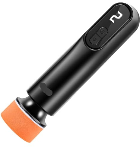 YPMart Car Polishing Machine 12000rpm Electric Car Buffer with 3 Speeds Cordless Mini Electric Scratch Repair Tool with LED Display USB for Car Boat Sanding Polishing Waxing