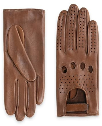 GLOVE STORY Gants Conduite Femme Cuir Agneau Noir Non Doublé | Élégance Délicate et Finesse du Toucher | Accessoire Haut de Gamme pour Style Citadin et Confort Léger