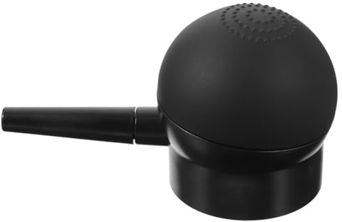 Hohopeti Professional Hair Building Fibers Powder Sprayer Nozzle Black Hair Thickening Spray Applicator Tool for Hairdressing Salon and Home Use