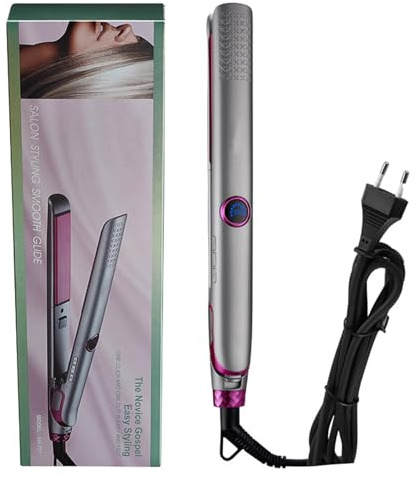 Yonuaret Fer à Lisser - 10 Niveaux Électrique Céramique 10 Niveaux Outil De Coiffure Intelligent,Lisseur de Cheveux de Voyage,Pour Quotidien Maison Voyage Vacances Été Fêtes Soirées Mariage