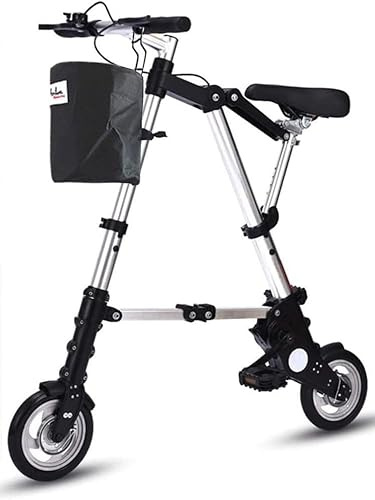 Kcolic 8 Inch Mini Folding Bicycle Ultralight Portable Folding Bicycle For Adult Students Folding Bicycle Carrier For Outdoor Sports Cycling Travel B,8inch
