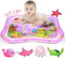 Baby Wassermatte XXL, 95x76cm Wasserspielmatte Baby Groß ab 3, 6 und 9 Monate, Babymatte Aqua Matte BPA Frei, Sensorische Montessori Spielmatte, Babyspielzeug Bauchlage