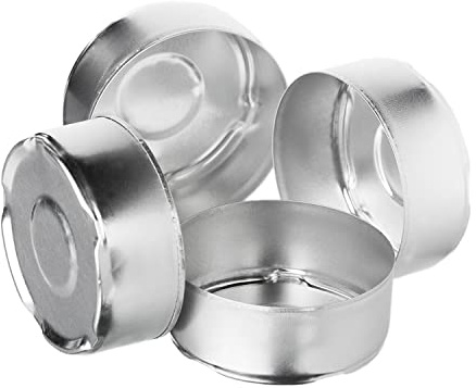 NKlaus 2000 Unidades de Fundas para candelitas estándar Ø 37,5mm para candelitas Fundas para Velas de Aluminio Caja vacía para candelitas DxH 3,75x1,5cm Portacandelitas Cuenco para candelitas 1212