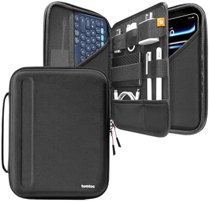 tomtoc Borsa Custodia Tablet per 11 Pollici iPad Pro M5/M4 & iPad Air M4/M3/M2 2026-2024, 11 iPad 11 A16 2025, 10,9 iPad Air 5/iPad 10, EVA Rigida per trasporto per Magic/Smart Keyboard/Accessori