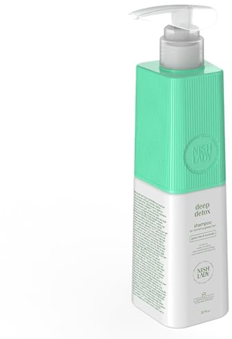 Nishlady Deep Detox Hair Care Shampoo 947 ml – Intensive Detox Shampoo for Oily, Build-Up or Polluted Hair – Deep Cleansing & Freshness