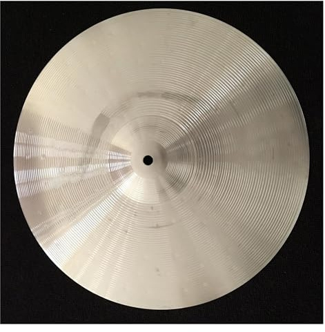 Platillo De Práctica De Batería Plateada Hecho A Mano, Platillo De Choque De 14'' Y 35cm Para Platillo De Baterista Juego de Platillos