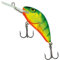Salmo Hornet Wobbler, Salmo Farben:Hot Perch, Länge/Gewicht/Laufverhalten/Tauchtiefe:9cm / 36g / schwimmend / 3.5-5.0m