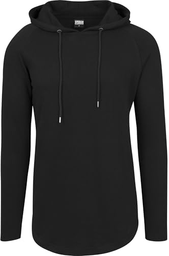 Urban Classics Sweat Long Terry Homme Sweat-Shirt à Capuche Noir XXL