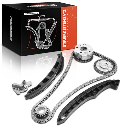 Frankberg Steuerkettensatz Kompatibel mit Golf V 1K1 Polo 6C1 P-a-s-s-a-t 3C2 J-e-t-t-a III 1K2 Fabia II 542 Ibiza IV 6J5 1.4L Benzin 2005-2018