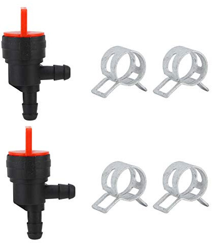 Set med 2 90 graders avstängningsventiler för liten Briggs & Stratton-motor 698181 494539 697944 svart