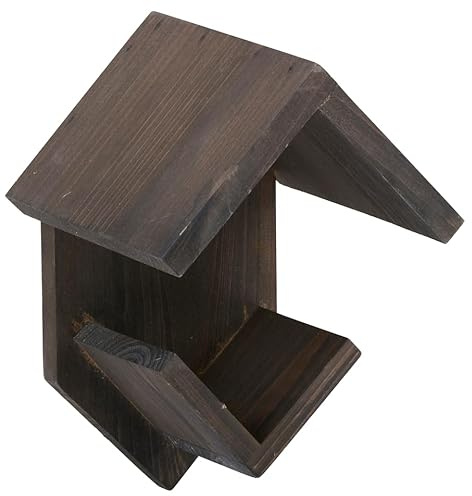 Lifetime Garden Bird Feeder - Bird Feeder Wild Birds All Year Round - Bird House Bird Feeder for Peanut Butter - Bird Feeder - Bird Feeder - Bird Feeder for Birds - 13.2 x 13 x 18.8 cm - Wood