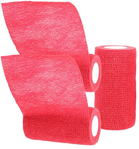 BESPORTBLE 3rollen Hockey Racket Griffband Rutschfestes Schweißabsorbierendes Elastisches Klebeband Für Badminton Tennisschläger Strapazierfähiges Outdoor-sportgriffband