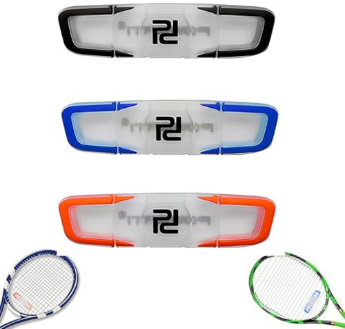 Tennis Vibration Damper, Pack of 3, Long Stripes, Lightweight Tennis Racket, Shock Absorber, Tennis Damper, Vibration Absorber for Tennis Players, Tennis Vibration Absorber dampfer