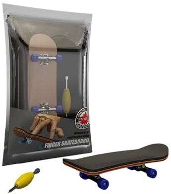 Mini skateboard per dita - minuscole assi per bambini e adulti | Set di giocattoli per skateboard con strumenti | Fingerboard professionali per trucchi di skate, gioco da scrivania, regalo per ragazzi