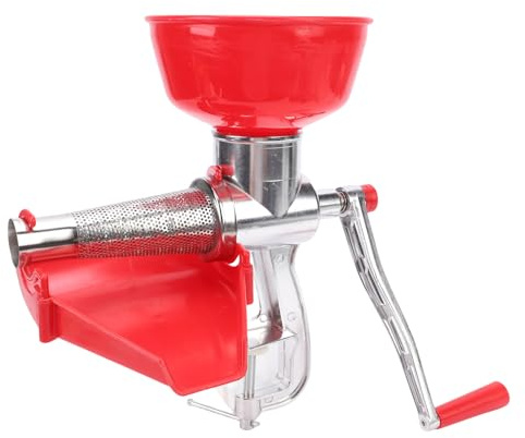 YUEHISY Manual del Fabricante de de Tomate Molino de Alimentos, Filtro de Aleación de Aluminio para Verduras Frutas Jengibre, Manivela de Mano de Ahorro de Energía, Diseño de Ahorro de