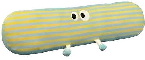 Genérico Almohada De A Rayas: Cojín para Acurrucarse, De Soporte Lumbar, Cómodas Almohadas para Dormir De Lado, Almohada De Cuerpo Completo | Guardería Habitación De Huéspedes Salas De Estar