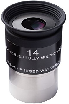 Explore Scientific 62° LER okular 14 mm Ar (1,25 tum) för teleskop med högkvalitativ EMD flerskiktsbeläggning, vattentät med argon-skyddsgasfyllning