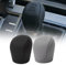 TUKNN Auto Schaltknauf Cover, Silikon Abdeckung, Universal, Anti-Rutsch, Verschleißfeste, für Auto Zubehör, 2 Stück (Schwarz, Grau)