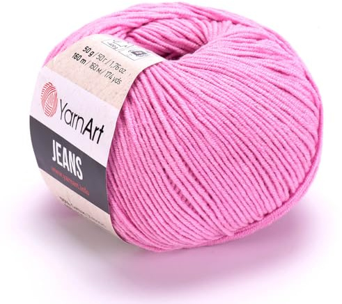 YarnArt Yarn Jeans 50g (160m/174yds) Sport Weight Cotton Blend