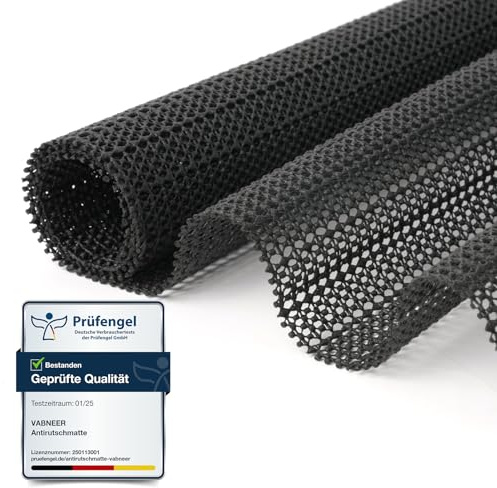 VABNEER 120x160cm Sottotappeto Antiscivolo, PVC Tappetino Antiscivolo Multiuso Tagliabile per Tappeti Parquet Scendiletto Cucina Auto Tampone Scaffali Lavabile