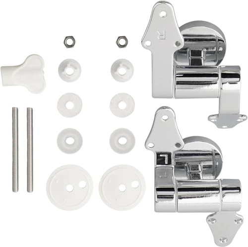 StarRing WC-Sitz mit Absenkautomatik, Ersatz-Traditionelle & Zeitgenössische WC-Sitz Absenkautomatik Scharniere, Toilettensitz Scharniere, Zinklegierung Toilettensitz Befestigungen