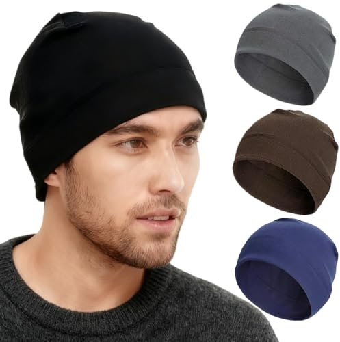 OUIPPMA Confezione da 4 berretti da ciclismo sotto casco, antivento e caldi per uomini e donne, perfetti per inverno, ciclismo, escursionismo e attività all'aperto