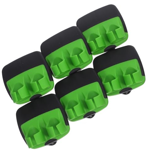 GRIRIW 6 pièces Éplucheur à Doigt INOX Éplucheur Main Ergonomique pour Pommes de Terre Carottes Concombre Fruits et Légumes Outil de Cuisine Polyvalent avec Prise Confortable