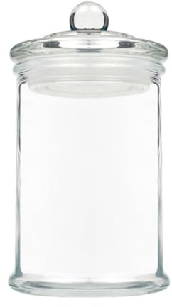 SEWACC Barattolo di Vetro Sigillante da 750 Ml Trasparente Contenitore per Alimenti Multiuso per Caramelle e Snack Vaso per Cereali Pratico per Cucina e Ristorazione