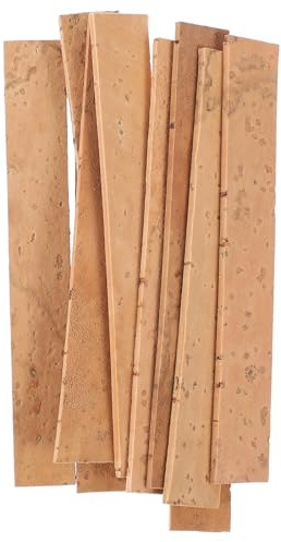 Fomiyes LáMina De Corcho Para Clarinete Y SaxofóN Accesorios Para Instrumentos De Viento De Madera Kit De Reemplazo De Corchos Con Buena Flexibilidad Y Sellado 10 Piezas Beige