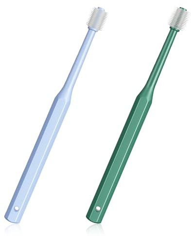 Matwsec 2 PCS Small Dog Toothbrushes 360 Degree Cat Tooth Brush Soft Puppy Toothbrush for Cats Dogs Kitten Puppy Pets Teeth Cleaning Dental Care