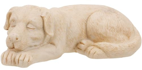 Toyvian Piedra Conmemorativa de Resina para Mascotas y Perros, Lápida Beige Estable para Jardín y Decoración Hogar