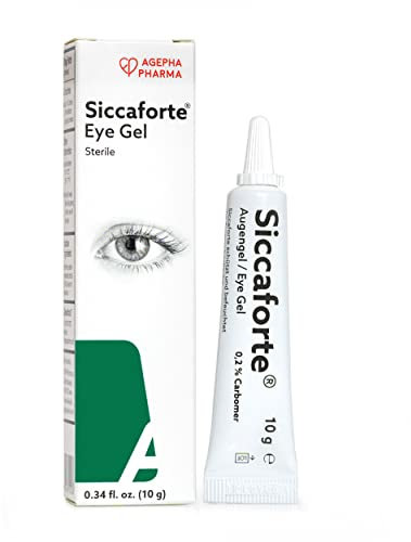 Siccaforte | Intensive Dry Eye Gel with Carbomer | Smooth, Moisturizing for Fresh Eyes | Soothing and Sore Eyes | Comfortable for Day Time Use