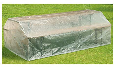 Boni-Shop transparente Schutzhülle f. Gartenmöbel Abdeckung (Bierzeltgarnitur,ca.220x120x75)