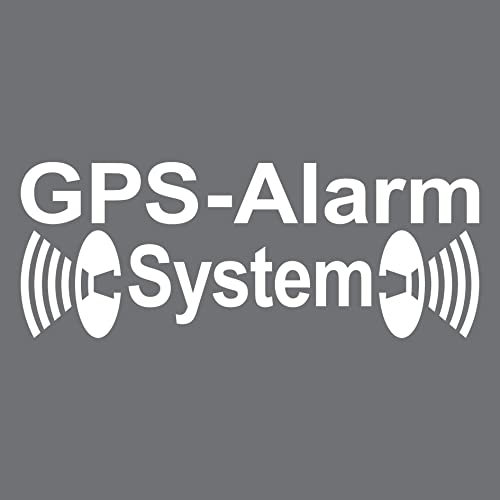 Sticker Tattoo GPS Alarm System White for Exterior of Glass Panel Body Window Film